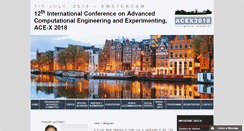 Desktop Screenshot of acex-conference.com